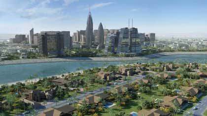 Urban design masterplan of new islands in Kinshasa, DRC by Pantic Architects architectural designers