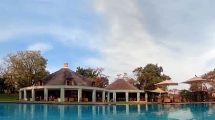 Thatched Lilayi Safari Lodge in Lusaka, Zambia by Zimbabwe architect